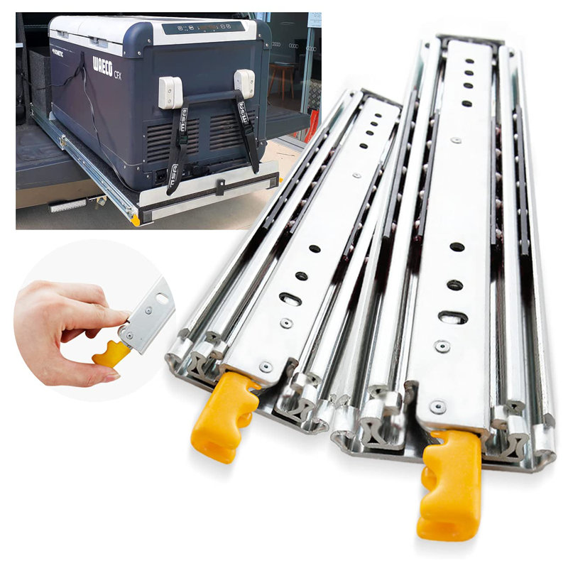 honer Locking Heavy Duty Drawer Slides Full Extension 18 Inch 450Mm